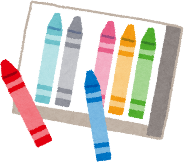 Colorful Crayon Illustration